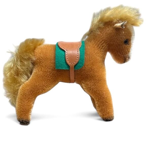 Steiff Mohair Horse Pony Plush Made in Germany NWT - Picture 3 of 11